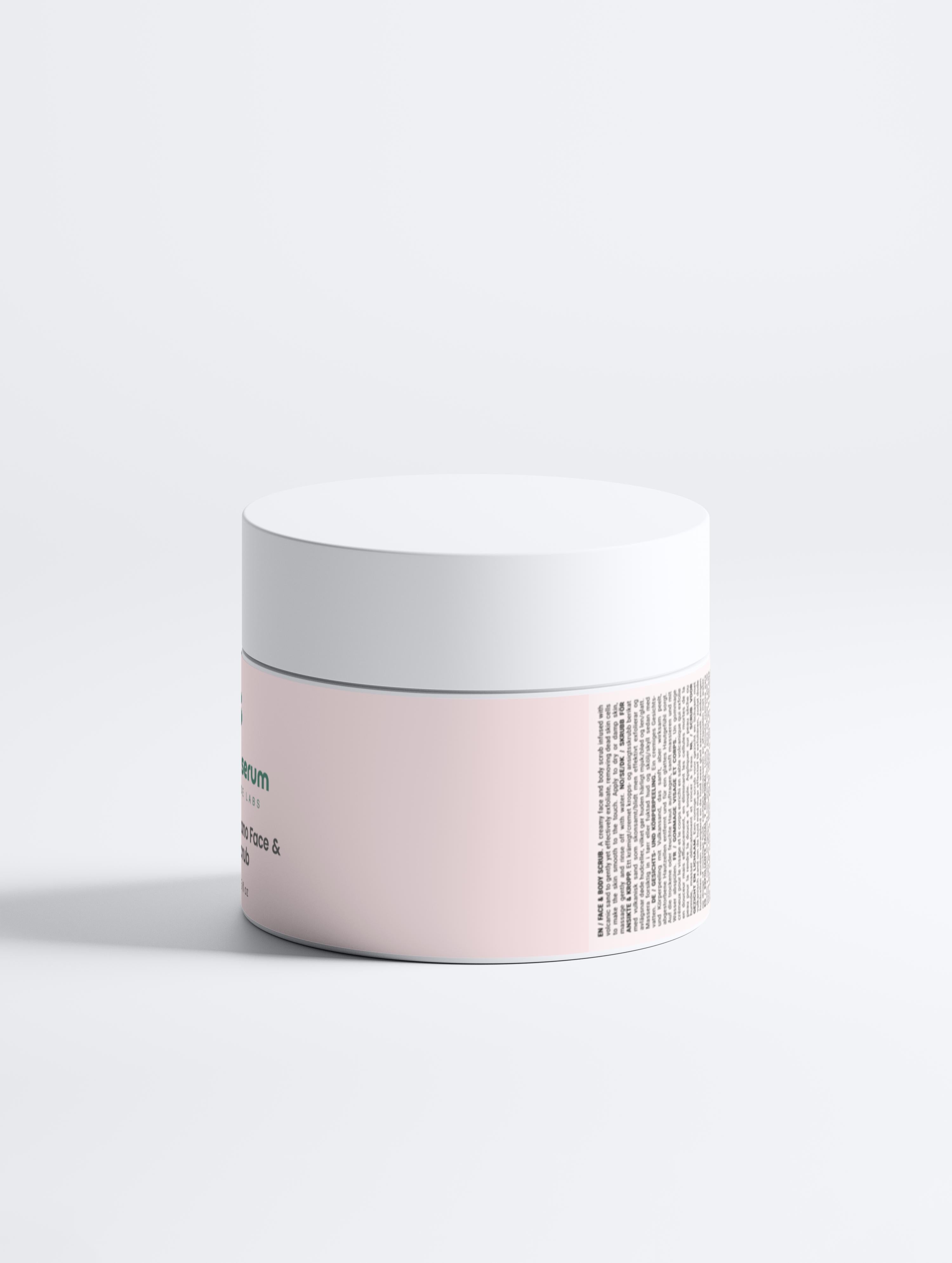 Body and Face Scrub – exfoliation with volcanic sand for glow, smooth skin & deep cleansing