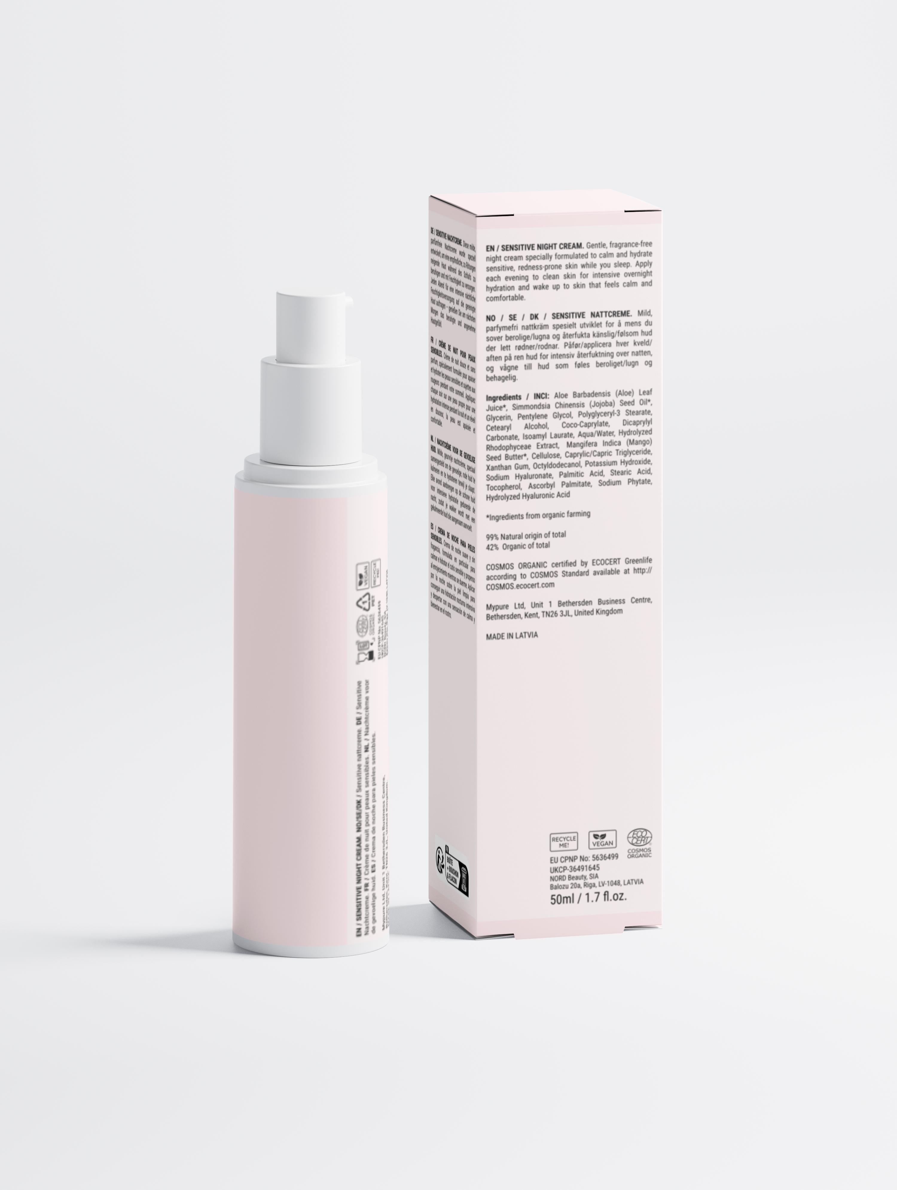 Night Cream for Sensitive Skin & Redness